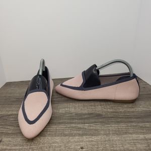 Birdies Womens 9 Pink Shoes Flats Pointed Toe Knit The Blackbird